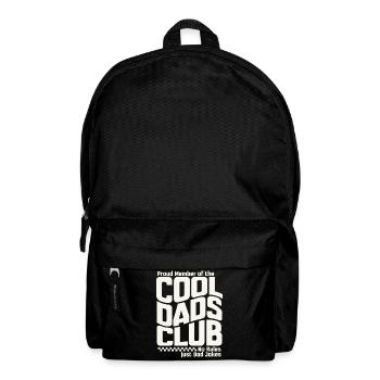 Papa Geschenk Vatertag - Cool Dads Club - Rucksack - Schwarz - Vorne