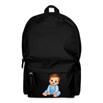 Baby Boy Junge Comic - Rucksack - Schwarz - Vorne