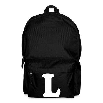 Imprimé grand style L | Point L | L Logo - Sac à dos - noir - Devant