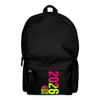 Basketball Meister Edition 2026 in lime pink - Rucksack - Schwarz - Vorne
