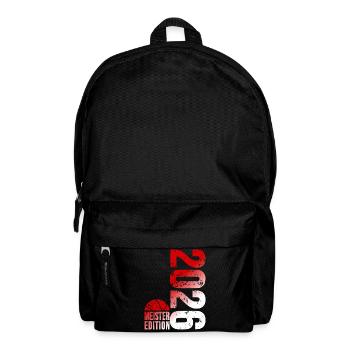 Basketball Meister Edition 2026 in rot und weiß - Rucksack - Schwarz - Vorne