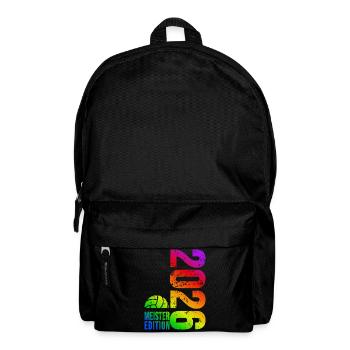 Volleyball Master Shirt 2026, rainbow bag - Backpack - black - Front
