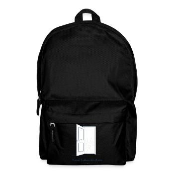 Neuer Lebensabschnitt Offene Tür Sonne Shirt - Rucksack - Schwarz - Vorne