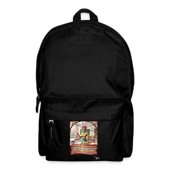 Heuschrecke JOGUE Lehrerin in 4 Sprachen Pop Art - Rucksack - Schwarz - Vorne