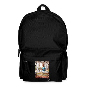 Heuschrecke JOGUE MFA Praxis in 4 Sprachen Pop Art - Rucksack - Schwarz - Vorne