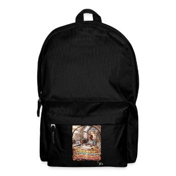 Heuschrecke JOGUE Architektin 4 Sprachen Pop Art - Rucksack - Schwarz - Vorne