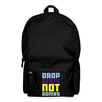 drop beats not bombs - Backpack - black - Front