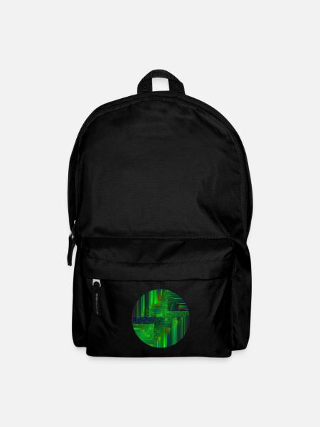 Mathematic Fractal Art Mandelbrot Fractimage - Backpack - black
