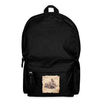 Dampflok, Eisenbahn vintage Art für Lokführer - Rucksack - Schwarz - Vorne