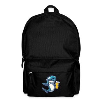 Dolphin Après-Ski Bière Bande dessinée - Sac à dos - noir - Devant
