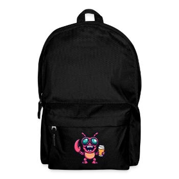 Hummer Krebs Apres Ski Bier Comic - Rucksack - Schwarz - Vorne