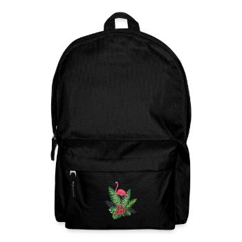 Tropical flamingo - Backpack - black - Front
