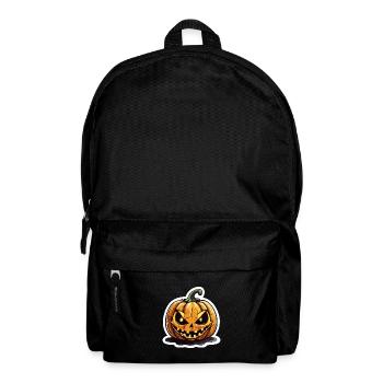 Menacing Jack o' Lantern Pumpkin - Backpack - black - Front
