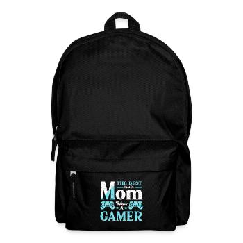 Mother's Day Gamer Mom Gift Idea Funny - Backpack - black - Front