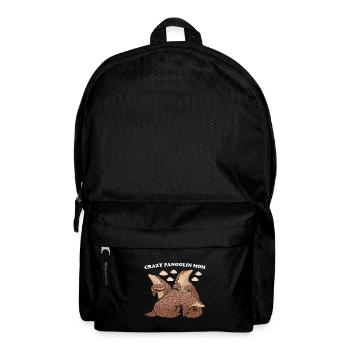 Crazy Pangolin Mom Pangolin - Rucksack - Schwarz - Vorne