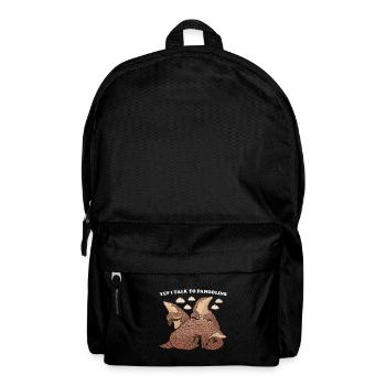 Yep I Talk To Pangolins - Backpack - black - Front
