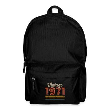 Geburtstag Vintage 1971 Limited Edition - 1971 - Rucksack - Schwarz - Vorne