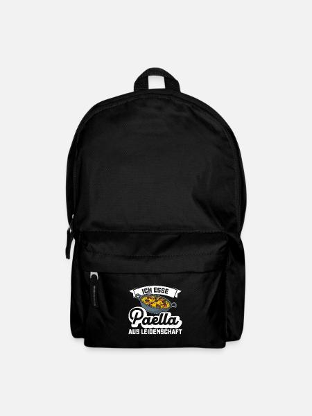 Paella Pan Paella Spain Spanish Gift - Backpack - black