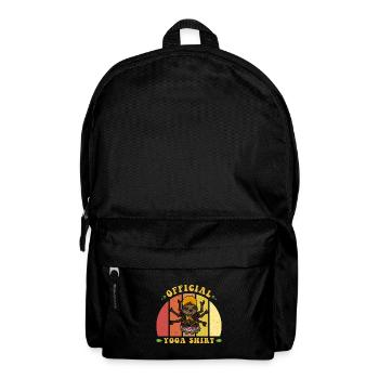 Yoga Yogalehrer Meditation Faultier Buddha - Rucksack - Schwarz - Vorne