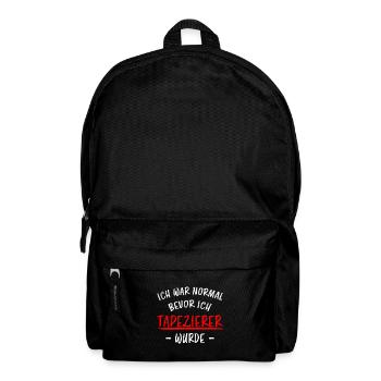 Tapezierer Lustiger Spruch Beruf Tapete Geschenk - Rucksack - Schwarz - Vorne