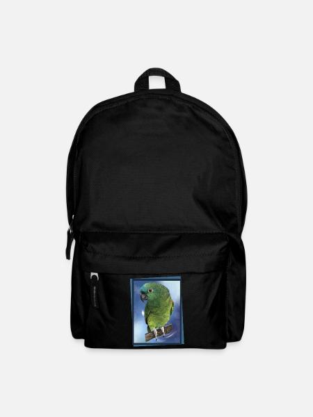 Die Blaustirnamazone - Rucksack - Schwarz