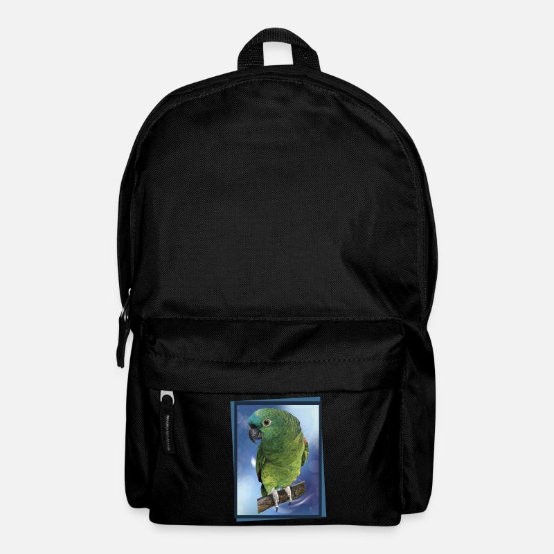 Die Blaustirnamazone - Rucksack - Schwarz