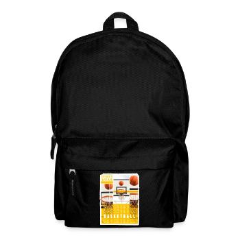 Basketteur Basketteur Basket Dunking Sport Vintage - Sac à dos - noir - Devant