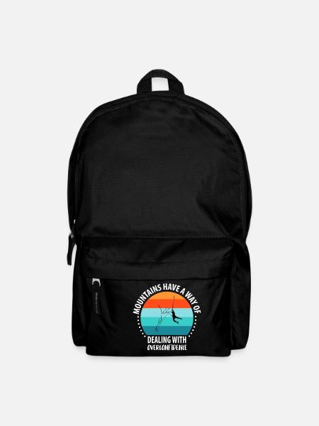 Vintage Bouldern Boulderer Klettern Kletterer - Rucksack - Schwarz