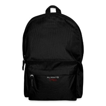 Always Tired Bold Funny Statement - Backpack - black - Front
