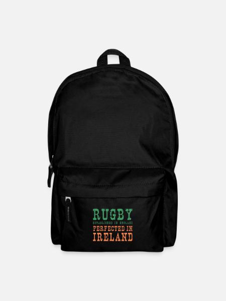 Rugby Perfected In Ireland Rugby - Backpack - black