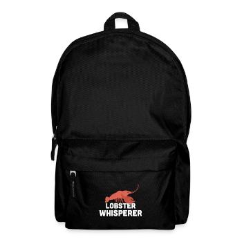 Hummerflüsterer Hummer Languste Meeresfrüchte - Rucksack - Schwarz - Vorne
