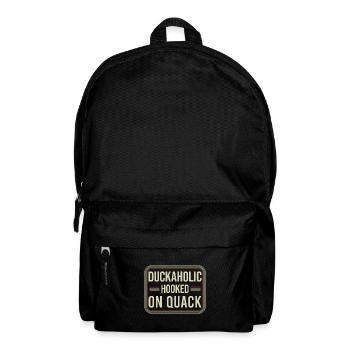 Duckaholic duck hunting - Backpack - black - Front