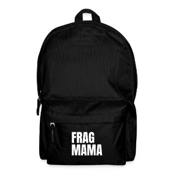 Ask Mama Bold Typo - Backpack - black - Front
