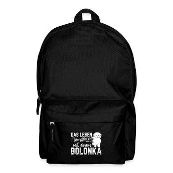 Hund Hundeliebhaber Bolonka - Rucksack - Schwarz - Vorne