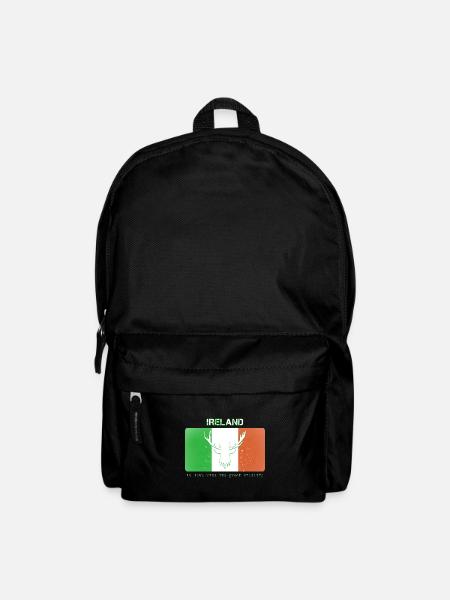 IRLAND WILDLIFE Fahne Irland - Rucksack - Schwarz