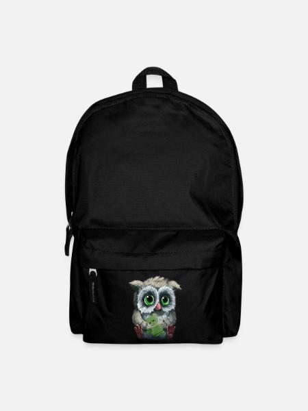 Owl - Rucksack - Schwarz