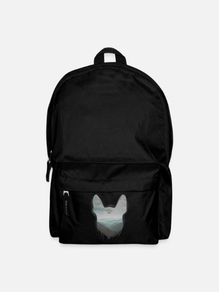 Bully Hills - Französische Bulldogge Silhouette - Rucksack - Schwarz