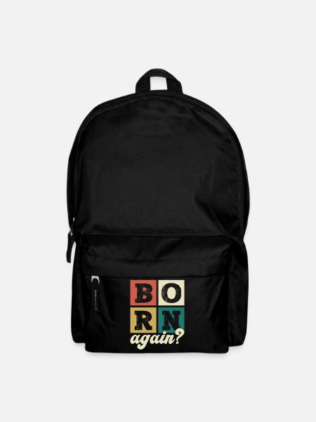 Jesus Christus Christliches Geschenk Wiedergeboren - Rucksack - Schwarz