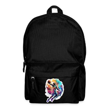 Basketballspieler - Rucksack - Schwarz - Vorne