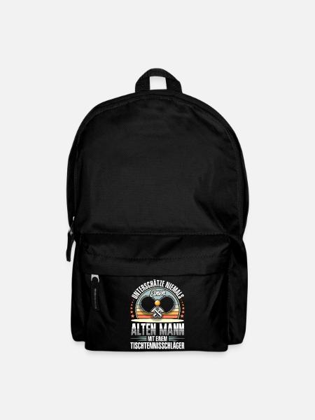 Tischtennis - Rucksack - Schwarz
