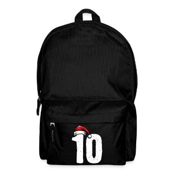 10 Numéro de Noël - Sac à dos - noir - Devant