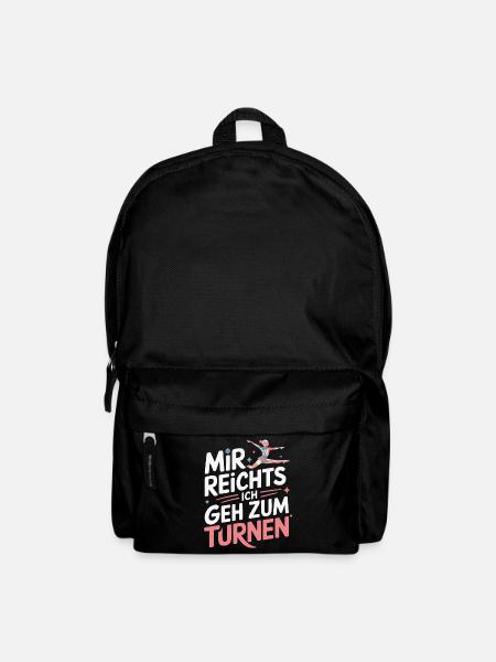 Turnerin Akrobatik Gymnastik Turnen - Rucksack - Schwarz