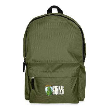 Gurken Gesundes Essen Vegan Gewürzgurken - Rucksack - Olivgrün - Vorne