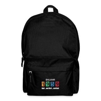 Baujahr 1959 - läuft und läuft und läuft - Rucksack - Schwarz - Vorne