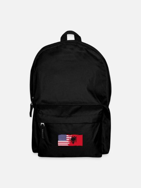 Republik Albanien Albania Shqipëria Tirana Albaner - Rucksack - Schwarz