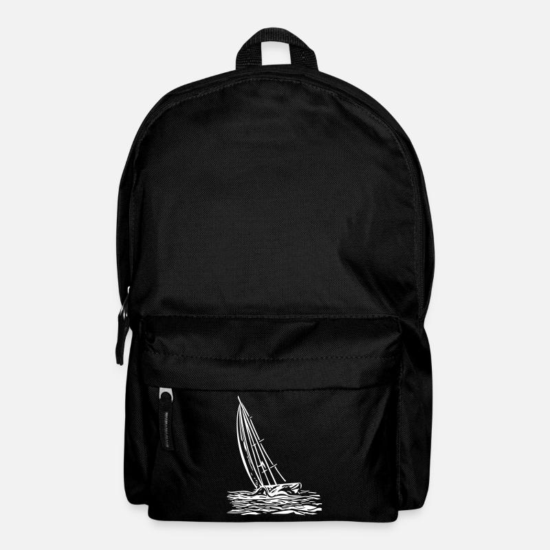 Sailboat on the wind - Backpack - black