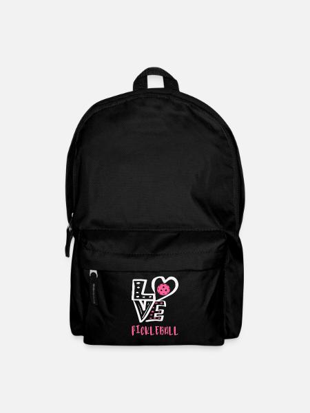 I love Pickleball - Backpack - black