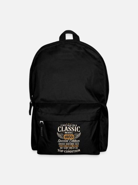 Klassiker 1955 Jahrgang Geburtstag Geschenk - Rucksack - Schwarz