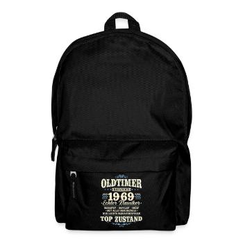 Oldtimer Baujahr 1969 Jahrgang geboren Geburtstag - Rucksack - Schwarz - Vorne