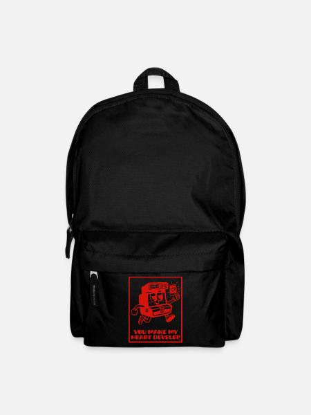 You Make My Heart Grow - Love Design - Backpack - black